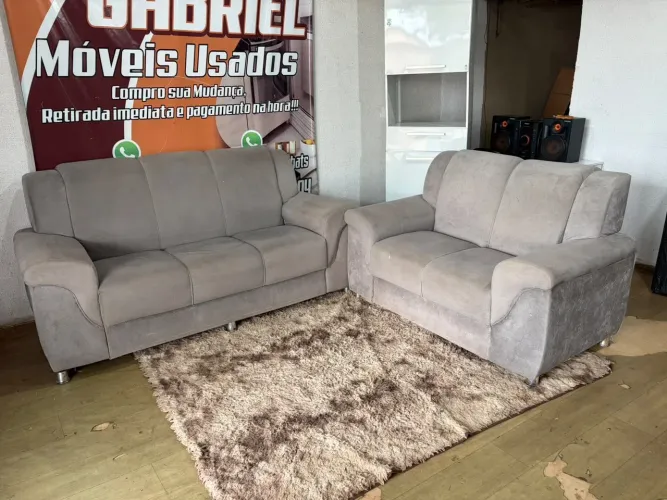 Sofa 2 e 3 lugares ótimo estado ((ENTREGO GRATIS))