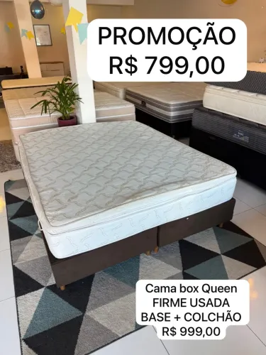 Cama box Queen Size FIRME USADA TOP - ENTREGAMOS