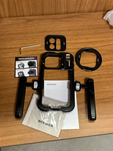 Cage para iPhone 15 Pro suporte filmagem