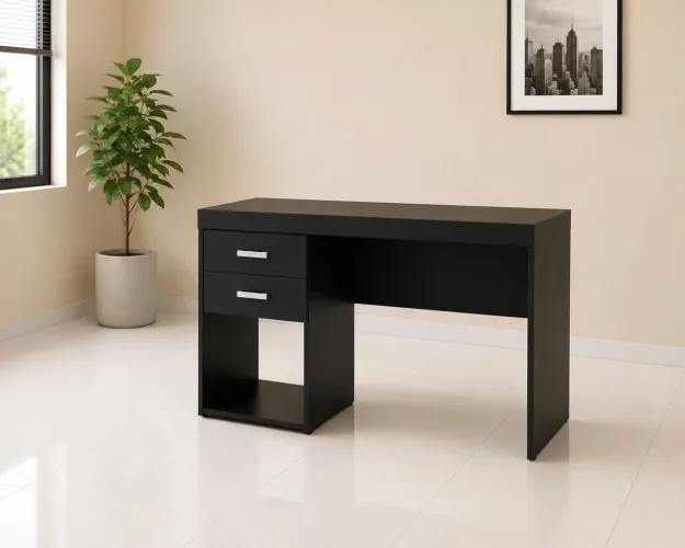 Mesa com 2 gavetas para escritório