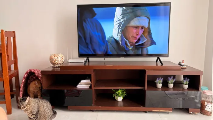 Rack TV 180cm Madeira maciça