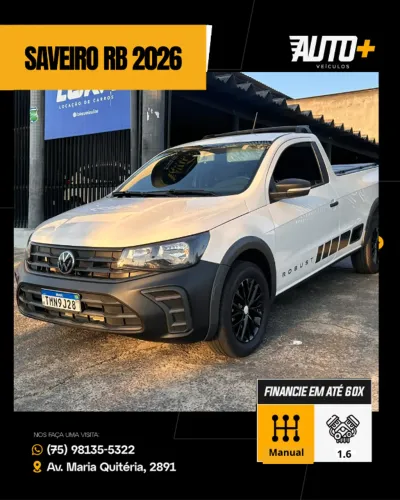 Volkswagen Saveiro Robust 1.6 Total Flex 16V 2026