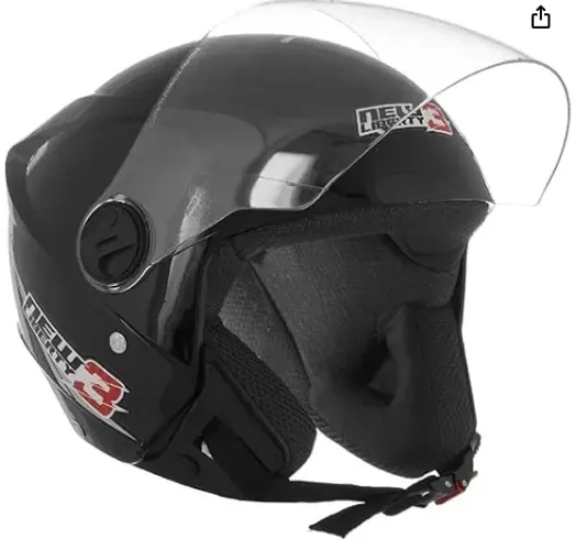 CAPACETE ABERTO PRO TORK NEW LIBERTY 3 SOLID PRETO TAM. 58 NOVO NA CAIXA