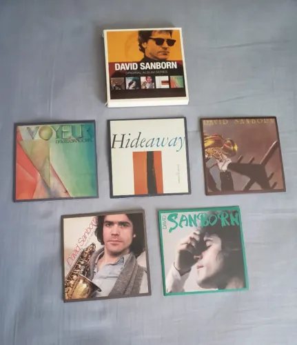 Combo David Sanborn com 5 CDs - com pouquíssimouso e em excelente esta de conservação