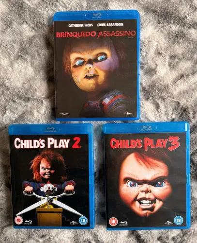 Blu ray Trilogia Brinquedo Assassino