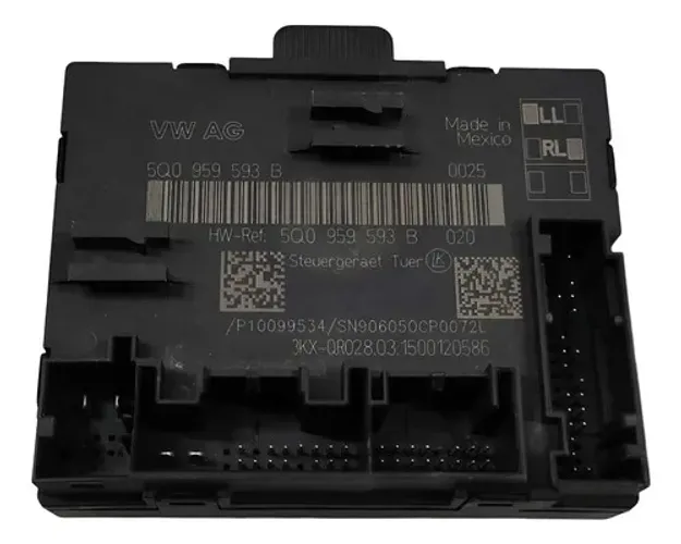 Modulo Porta Dianteira Esquerda Vw Golf 2015 5q0959593b Preto