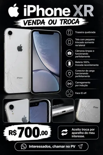 iPhone XR pra troca
