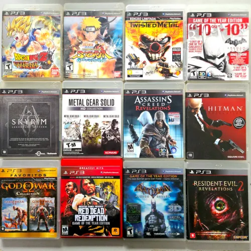 Resident evil metal gear metal gear Batman hitman Assassins creed ps3