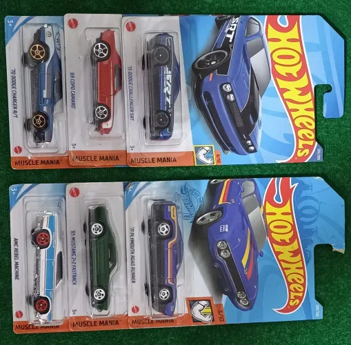 Hotwheels (kit com 6 unidades)