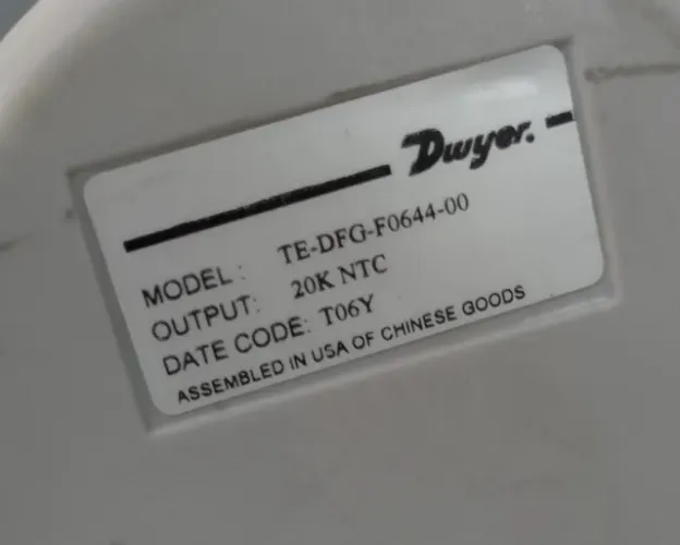 Sensor de temperatura da marca Dwyer TE-DFG-F0644-00. (20K NTC)