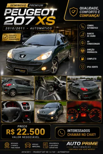 Peugeot 207 XS 1.6 Flex 16V 5P Aut. 2011