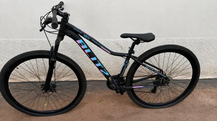 Bicicleta Aro 29 Blitz Pontal MTB Alumínio Freio a Disco Câmbio Shimano 21V