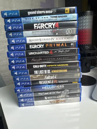 Pacote 16 jogos de ps4 incluindo alguns lacrados