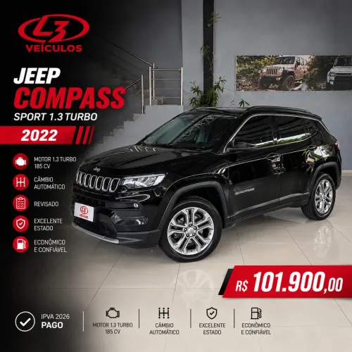 Jeep Compass Sport T270 1.3 TB 4X2 Flex AUT 2022