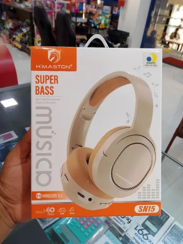 Fone de ouvido bluetooth sem fio
