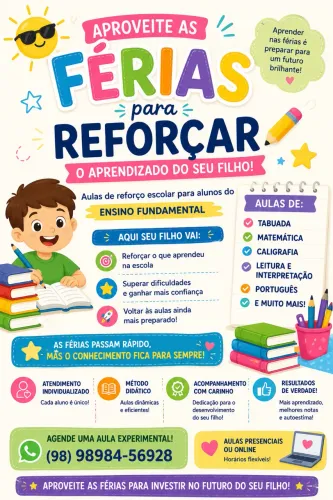 Férias Inteligentes: Reforce a Aprendizagem do Seu Filho!