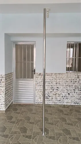 NOVA - Barra Pole Dance De Aço Inox Removível 1 3/4 (44 Mm)