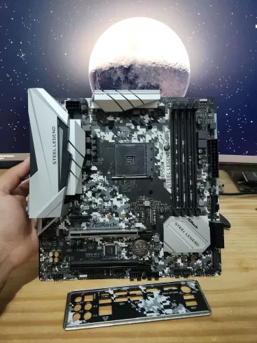 Placa Mãe B450m Steel Legend - Aceito cartão e Entrego