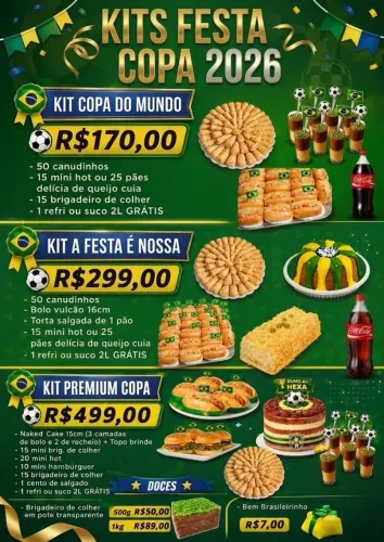 Kit festa copa