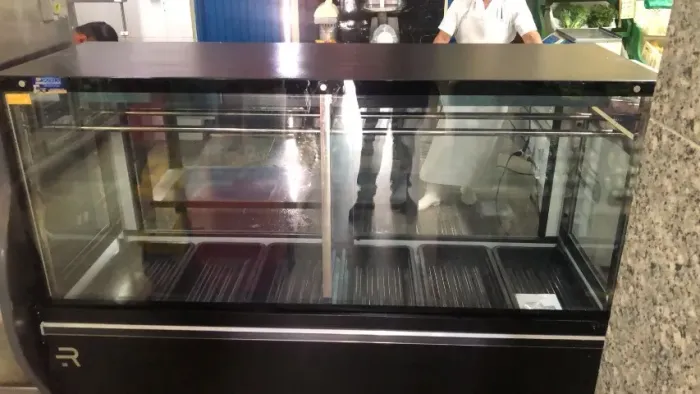 BALCAO ACOUGUE VANGUARD TOP AR FORÇADO 2M GANCHEIRA NOVO