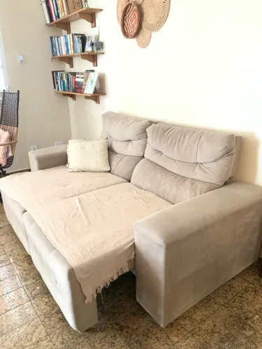 Sofá retrátil 2 lugares