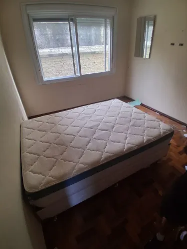 Cama Box Casal com Colchão - Motivo Mudança