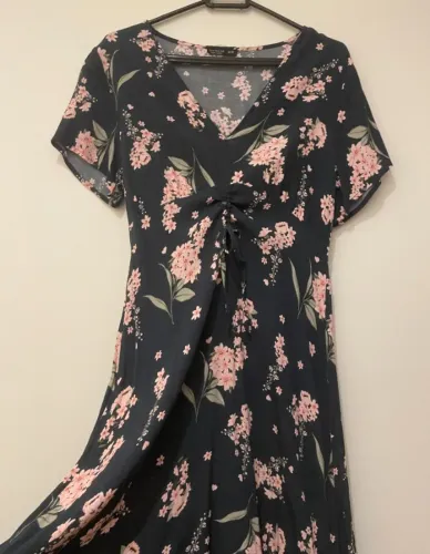 vestido floral cotton on M