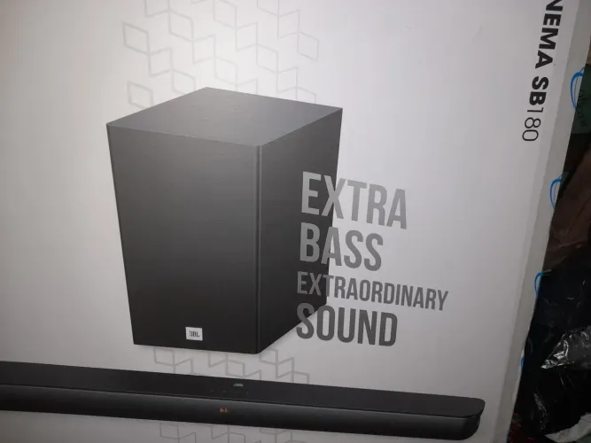 Barra de som com subwoofer jbl para tv