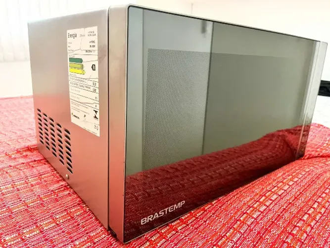 Micro-ondas BRASTEMP 32l aço inox