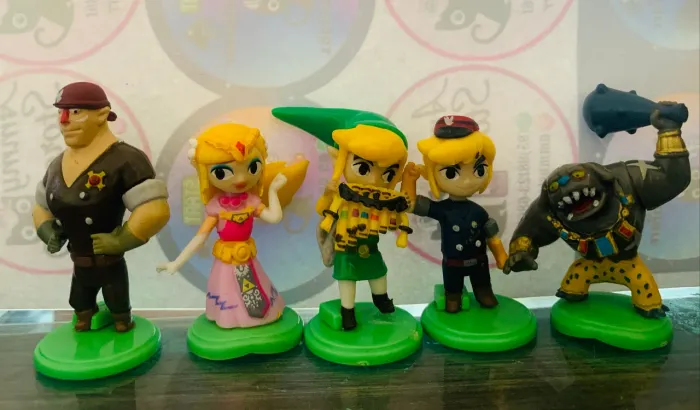 5 miniaturas do Zelda