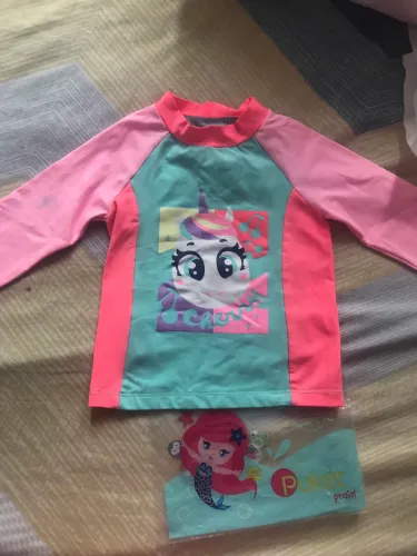Camisa longa proteção UV da Pucket TAM 1 ano