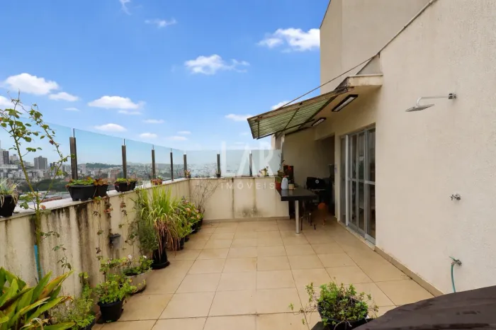 Cobertura à venda, 4 quartos, 1 suíte, 3 vagas, Estoril - Belo Horizonte/MG