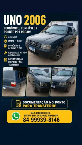 Fiat Uno Mille 1.0 Fire/ F.flex/ Economy 4P 2006