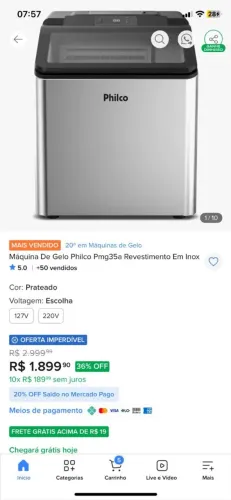 Máquina de Gelo