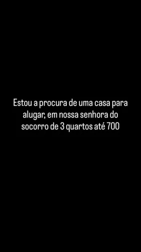 procura-se casa para alugar