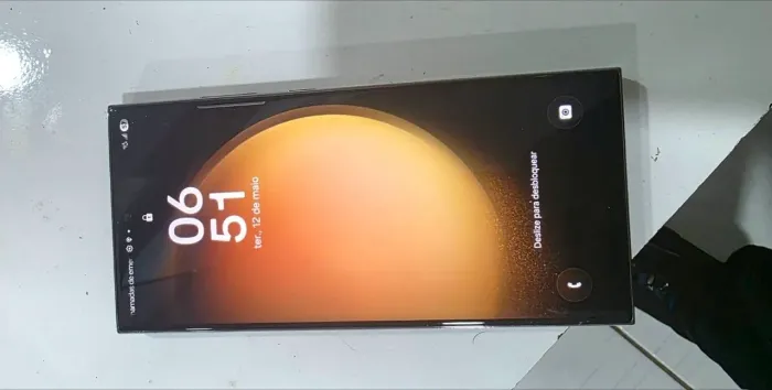 S23 ultra 512gb tela trocada nao funciona a biometria celular sem marcas de uso