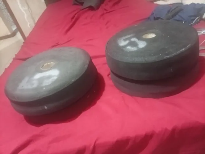 Anilhas artesanais emborrachadas 5kg