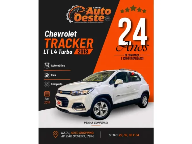 Chevrolet Tracker LT 1.4 Turbo 16V Flex 4X2 Aut. 2018