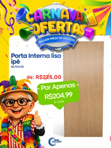 Promoção Porta Lisa Ipê