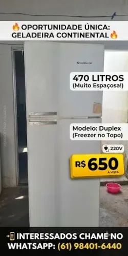 Geladeira 470 litros
