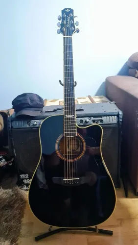 Violão Elétrico Folk Strinberg SD20C Preto + Bag + Correia (Completo!)