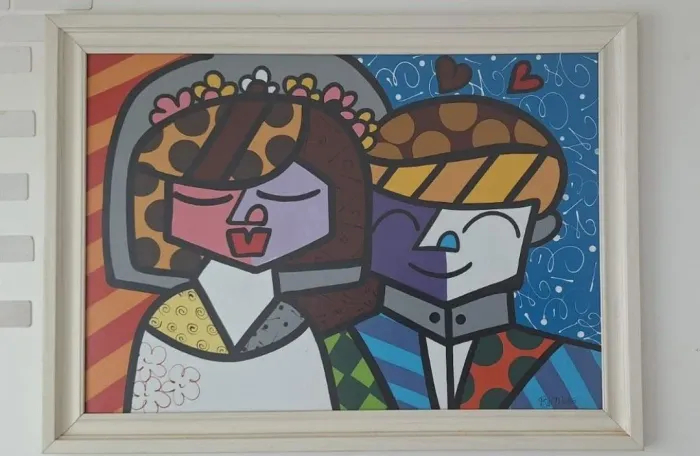 Quadro exclusivo inspiração Romero Britto
