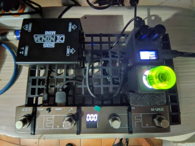 Kit pedaleira Controlador Midi e Direct Box