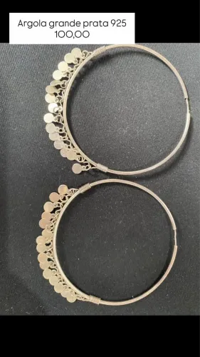 Argola de prata 925