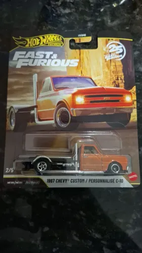 1967 Chevy Custom C-10 Premium Hot Wheels Velozes é Furiosos