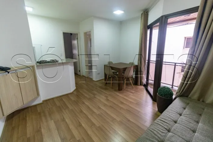 Flat Personal disponível para locação na Avenida Rouxinol e próximo do Shopping Ibirapuera