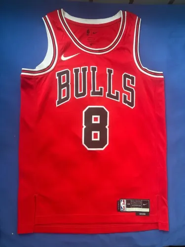 Regata Jersey NBA Nike Chicago Bulls Zach Lavine Nº 8