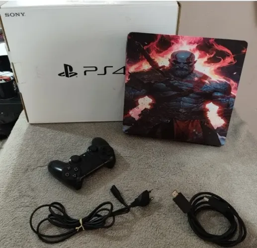 PS4 Slim Desbloqueado FIFA 27 e Muito Mais - Ac cartão