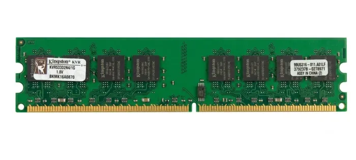 Memória RAM Kingston 1GB DDR2 533MHz para PC Desktop (Original)
