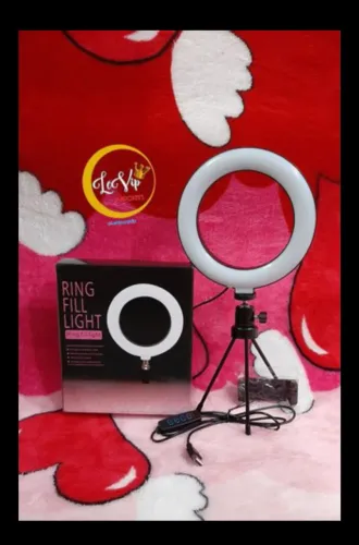 Ring Light, Microfone de Lapela, Receptor de áudio bluetooth
